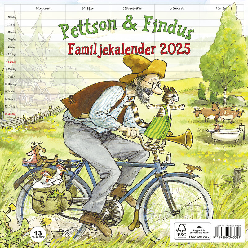 Pettsons Familjekalender FSC