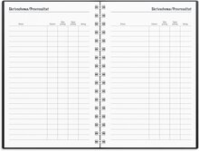 Kalender 24/25 Lilla Studieåret Basic svart plast