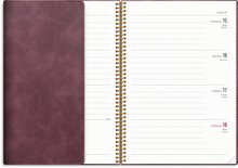 Kalender 24/25 Senator A5 Twist burgundy