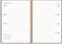 Kalender 24/25 Senator A5 Twist burgundy